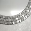 Mirror-Wall-Mounted-Aurea-Silver-Round-Glass-Mosaic-Elegant