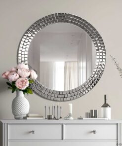 Mirror-Wall-Aurora-Silver-Round-Frame-Z-Mosaics-Glamour