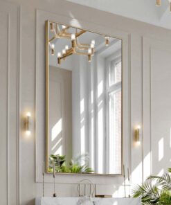 Mirror-Wall-Credo-Pure-Rectangular-Gold-Frame-Elegant