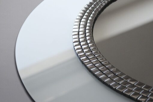 Mirror-Wall-Mounted-Elegance-White-Round-Silver-Mosaic-Modern