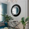 Mirror-Wall-Mirror-Elegance-Black-Round-Luxury-Glamour