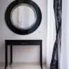Mirror-Wall-Mirror-Elegance-Black-Round-Luxurious-For-Anteroom