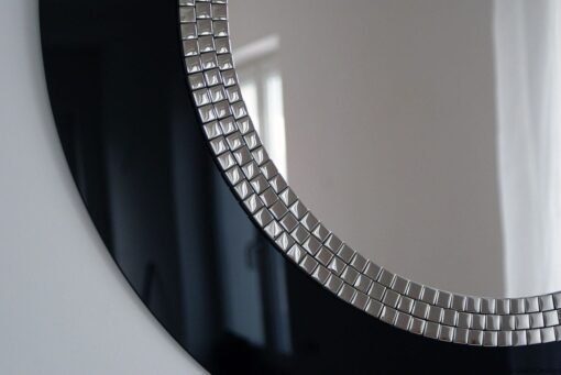 Mirror-Wall-Mirror-Elegance-Black-Round-Luxury-Ornamental