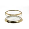 COOLER glass with gold glamour elements, exclusive