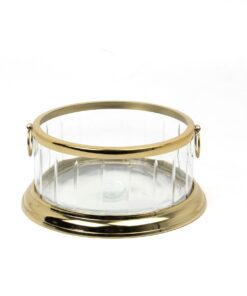 COOLER glass with gold glamour elements, exclusive