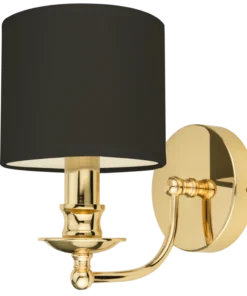 Abu Dhabi SHINKIT gold, black lampshade in hampton style, classic