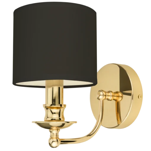 Abu Dhabi SHINKIT gold, black lampshade in hampton style, classic