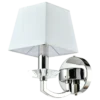 KINKIT Dubai nickel plated finish, crystal detail, white lampshade, glamour style, beautiful