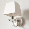 KINKIT Dubai nickel finish, crystal detail, white lampshade, glamour style, unique