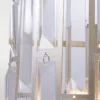 KINKIT Kyiv metal, champagne frame with crystals in glamour style, exclusive
