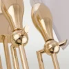 Las Vegas SHINKIT white lampshade, gold trim, glamour style, decorative