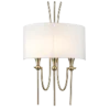 Las Vegas SHINKIT white lampshade, gold trim, glamour style, beautiful