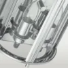 NEW YORK KINKIT silver finish, glass fixture, classic, decorative