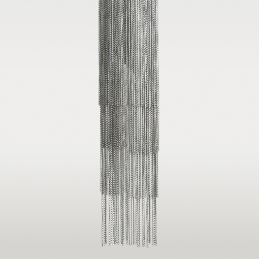ROOM CINKETT nickel-plated finish, with chains, glamour style, decorative