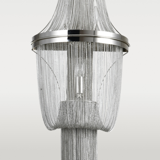 CINKIT Roma nickel-plated finish, with chains, glamour style, unique