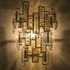St. Petersburg KINKIT with crystals, champagne finish, glamour style, elegant
