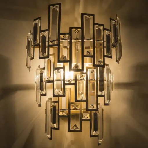 St. Petersburg KINKIT with crystals, champagne finish, glamour style, elegant