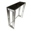 silver stainless steel glamour CONSOLE