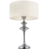 Abu Dhabi table lamp silver base, white lampshade, Hampton style, beautiful