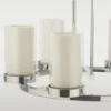 Miami round pendant lamp, silver finish elegant design, beautiful