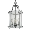 New York pendant lamp silver frame, decorative, New York style 27x48 cm classic