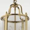 New York pendant lamp, gold metal frame, classic style 27x48 cm New York style