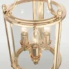 New York pendant lamp, gold finish, metal, classic 20x37 cm decorative