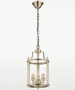 New York pendant lamp, gold finish, metal, classic 20x37 cm beautiful