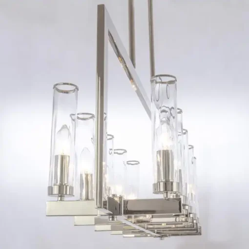 Oxford metal pendant lamp, nickel-plated finish, exclusive appearance, unique