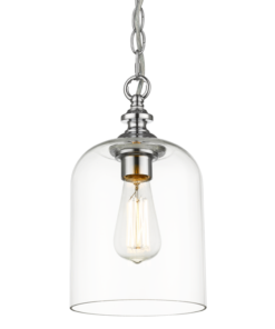 Prague glass pendant lamp, silver details, designer, beautiful