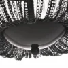 Roma pendant lamp black, chain lampshade, vintage style, exclusive