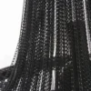Roma pendant lamp black, chain lampshade, vintage style, classic