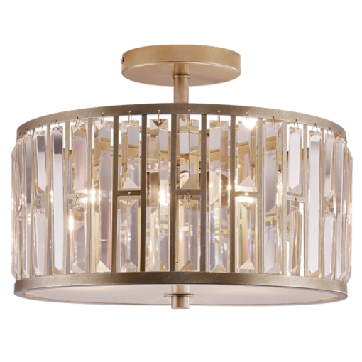 PLAFON Kyiv champagne finish, crystal, glamour style, beautiful