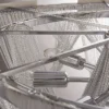 PLAFON Roma metal, silver finish, elegant design, unique