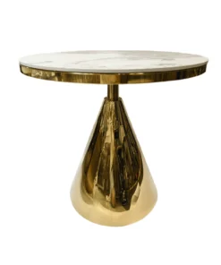 TABLE-ASSISTANT-gold-base-cement-stone-circle