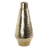 ERNA decorative vase gold, made of dolomite, round, glamour style, durable