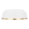 PLAFON Asher white with 3 light sources, modern style, matte finish, elegant