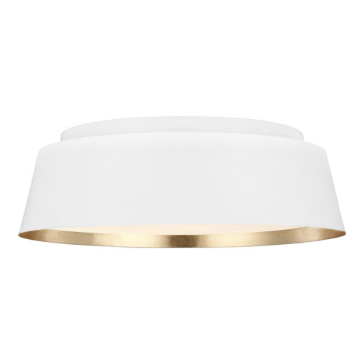PLAFON Asher white with 3 light sources, modern style, matte finish, elegant