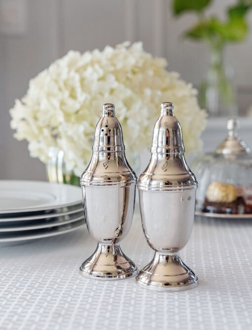 SALT & BAKER SET nickel-plated, classic style