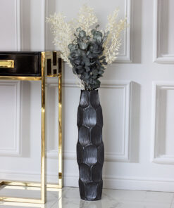 decorative vase Pearl Grey graphite 61,5cm