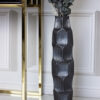 Pearl Grey graphite decorative vase 61.5cm, unique