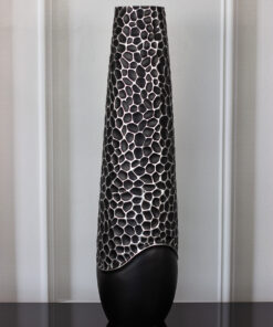 DECORATIVE VASON black, original shape, 61 cm, exclusive