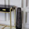 DECORATIVE VASON black, original shape, 61 cm, beautiful