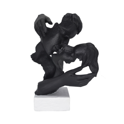 figurine-decorative-sculpture-black-white-base