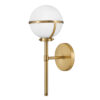 wall lamp-hollis-aged-brass-classic-style-glass-shade-white-round