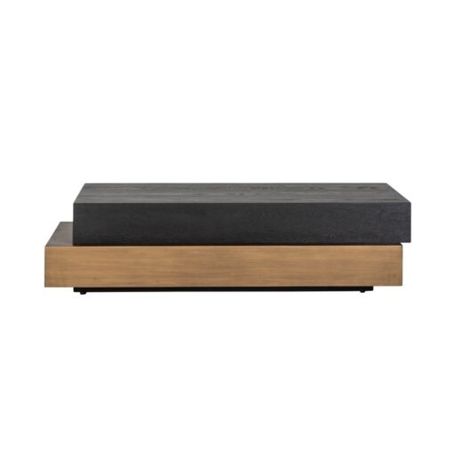 coffee table-cambon-black-black-brown-straight-edge-modern