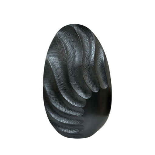 vase-decorative-black-shell-colonial-style-45-cm