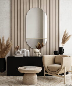 Mirror-NOVI-version-graphite-oval-modern