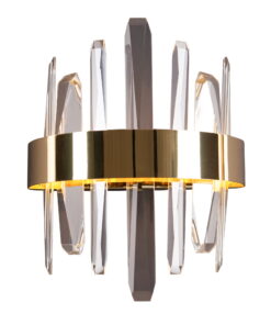 wall lamp-prince-crystal-golden-glamour-style