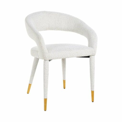 chair-GIA-BOUCLE-white-gold-legs-modern-glamour-style-fabric